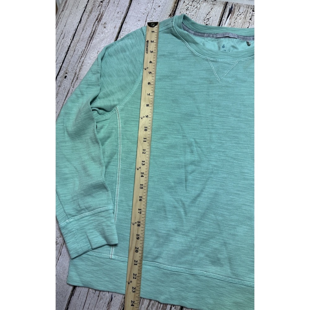 Tommy Bahama Green Heathered Lounge Set Crewneck Short Set Pima Women's M/L - Picture 5 of 9